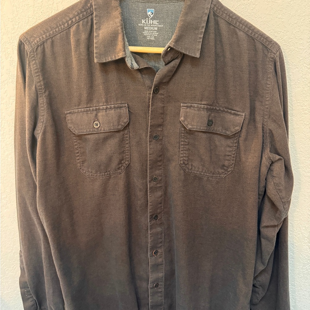 Kuhl Men's Brown Flannel Shirt